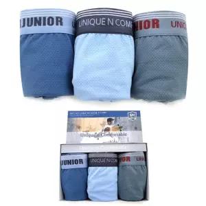 [제이투와이]주니어 쿨팬티 삼각 남자 팬티 남성브리프 3종 남학생팬티 여름팬티