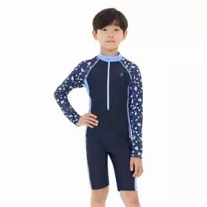 [제테스]제테스 남아동 올인원 집업 긴팔 5부 래쉬가드 수영복 FISH NY B_1O072