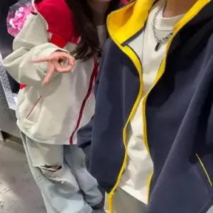 가을 남성 후드 맨투맨 집업 커플 카디건 원픽3