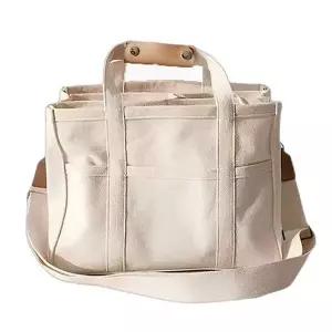 [RIZPICK]캔버스 기저귀가방 분리수납 토트백 크로스백 육아가방 유모차가방