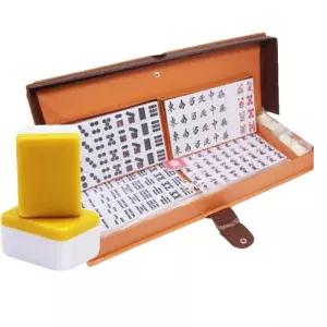 마작패 파티보드 상아 상자 마작테이블 접이식 초보자용 게임 정통 중국