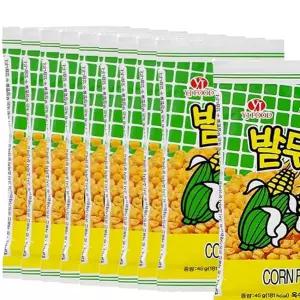 추억의 간식 밭두렁 45g 10개 옥수수 불량식품 간식