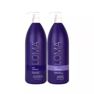 로마 바이올렛 보색 샴푸 + 컨디셔너 1L 염색 탈색 색유지 관리 세트