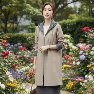 간절기 오버핏 후드 야상 사파리 점퍼 자켓 봄아우터