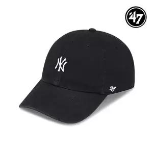 [47brand]47 브랜드 뉴욕양키스 MLB 남자 여성 엠엘비 볼캡 야구 모자 블랙 B-BSRNR17GWS-BK