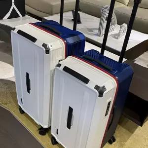 이민캐리어 수화물 화물용 대용량 유럽여행 22인치 화이트앤블랙