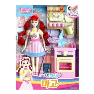 시크릿쥬쥬 마고 베스트프렌즈 오븐 요리왕 인형 소품 캐릭터 선물