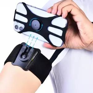 핸드폰 2in1 암밴드 손목 거치대 라이딩 스포츠 스마트폰 스트랩