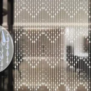 구슬 커튼 발 문발 크리스탈 차단 가림막 중국집 비즈 인테리어 출입문