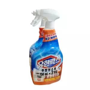 1+1 유한락스 주방청소용 대용량 스프레이형 750ml