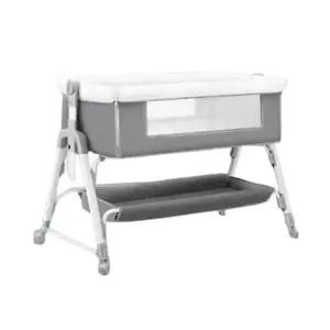 침대옆 모기장 강아지침대 집 강아지 꿀잠 분리불안 블루+매트+바구니 애견