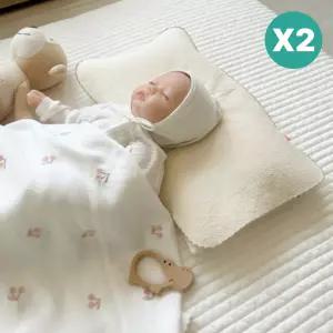 제이앤제나 아기 베개 머리 시트 밴딩 인견 내츄럴 X2 BNS