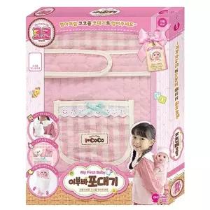 아기돌보기 원앤원 (인형 엄마놀이 미포함) 어부바 인형놀이 포대기 아기띠