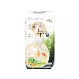[셀러허브]몬라이스 누들 3mm 물국수용 250g 태국 쌀국수용 쌀면국수 얇은면 (S29534655)