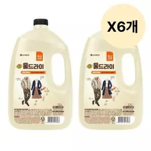 테크 중성 세제 이염방지 니트 울드라이 2.5L X12개 BNS