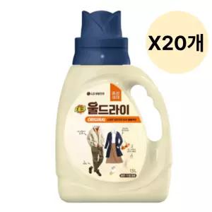 테크 울드라이 세탁 중성 세제 이염 방지 1.5L X20개 BNS
