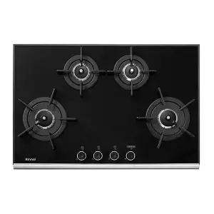 [린나이]펄크리스탈 빌트인 4구 블랙 가스쿡탑 RBR-P4400 _pt