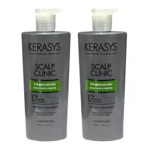 애경 케라시스 두피 클리닉 컨디셔너 비듬케어용 600ml 2개