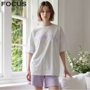 [포커스] [2SET] 맨하탄 박시 티셔츠+4부 밴딩 팬츠_VF6M1TS6711