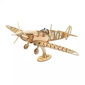 댄싱 윙 취미 VX18 3D 직소 목공예 모델 디스플레이 1/25 460mm 정적 스핏파이어 파이터