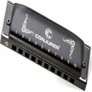 초보자를 위한 컨저 블 하모니카 0홀 다이아토닉 인 C 키 형광체 브론즈 리드 마우스 오르간 메탈 케이스