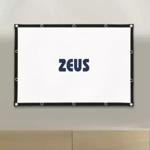 제우스 스크린 맥스 100인치 16:9 빔프로젝터 천 스크린