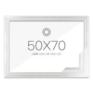 보석십자수액자 50x70 고급형 그레이스 실버
