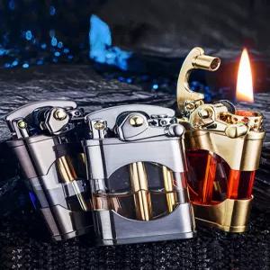 투명 지포라이터 클래식 등유 빈티지 실리콘