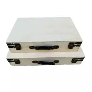 영정사진보관함 나무보관 추모 정리함 유품보관 골동품 소형 44x29x9.5cm