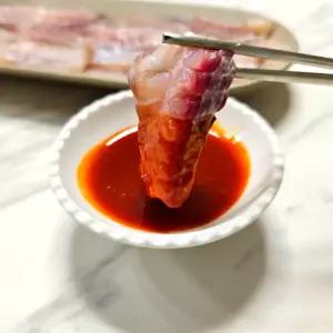 당일조업 국내산 생홍어 500g 안삭힌 홍어회 홍어탕 회초장 포함