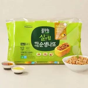 풀무원 브랜드관 순생나또 12입 594g