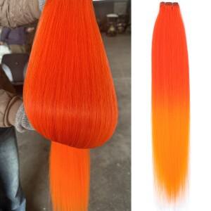 Gladys 바이오 스트레이트 헤어 번들 200g 합성 뼈 직조 익스텐션  살롱 천연 풀 투 엔드