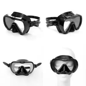 잠수용 올블랙 마스크 수중관람 다이빙