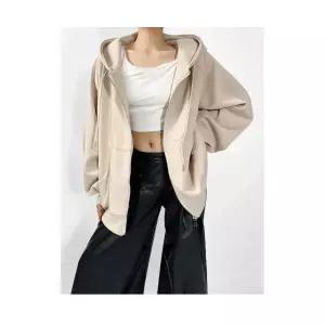 타노스여자 데일리룩 티 후드 bf풍 오버핏 하의실종 코트 하프 캐주얼 KUK1