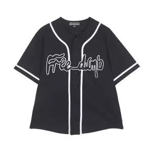 에어워크주니어 동백01 주니어 그래픽 자수포인트 베이스볼 셔츠  R247B0511C