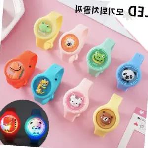 어린이 모기퇴치 손목밴드 야광 캐릭터 팔찌 야외활동 해충기피 착용 여름용품