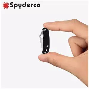 스파이더코 버그(F) 블랙 폴딩 나이프