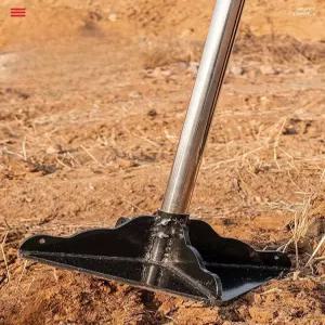 콤팩터 압축 트럼펫 평탄화 래머 수동 땅다짐기 바닥