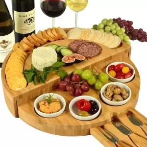 뉴 대나무 접이식 빵도마 8CM 홈프 저장 종지칼 원색반원형32 일체형 7 치즈