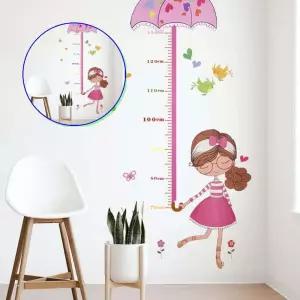 쌍문상회 지금 필요한 키측정 키재기스티커 여자아이방 시트