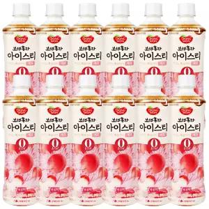 동원 보성홍차 아이스티 제로 복숭아 500ml x 12개 / 음료수 제로칼로리