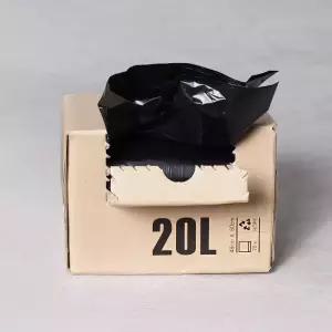이지 롤 봉지 20리터 검정 (70매X2팩) 140매 쓰레기 분리수거 재활용 비닐 봉투