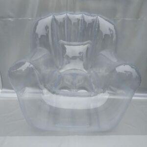 투명 에어 스툴 공기 야외 공기주입 실내 빈백 인형 카페 에어빈백 쇼파 쿠션