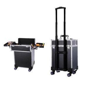 전문가용 메이크업 박스 네일 아티스트 캐리어 대용량 출장 케이스 대형 화장품 보관함 거울