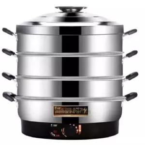 업소용 대형 전기찜기 4단 대용량 스테인레스 찐빵 호빵 식당 대게