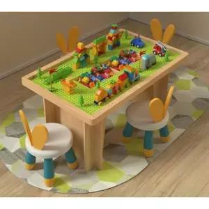 레고책상 조립용 놀이책상 블럭데스크 블럭방 놀이판 어린이집 레고호환 테이블