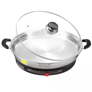 스텐 전기 프라이팬 후라이팬 음식 부침개 스테인리스 타입