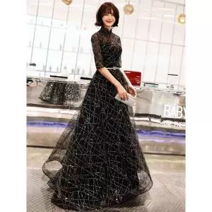 연주드레스 단체복 연주복 허리 성가대 슬림 검정색 공연