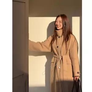 [롯데백화점]씨씨콜렉트 벨티드 헤링본 핸드메이드 맥코트 C254MSG357