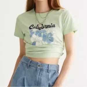 후아유 캘리포니아 플라워 셔링 반팔티 WHRPD2624F-T)